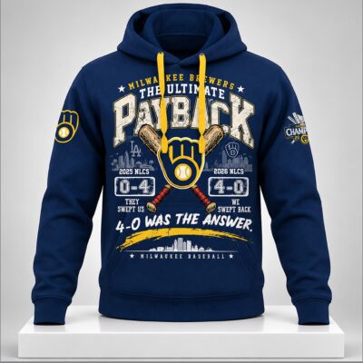 Milwaukee Brewers Merch 2026 The Ultimate 4 0 Was The Answer World Series Champions Hoodie