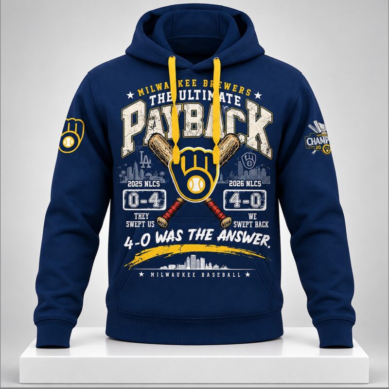 Milwaukee Brewers Merch 2026 The Ultimate 4 0 Was The Answer World Series Champions Hoodie