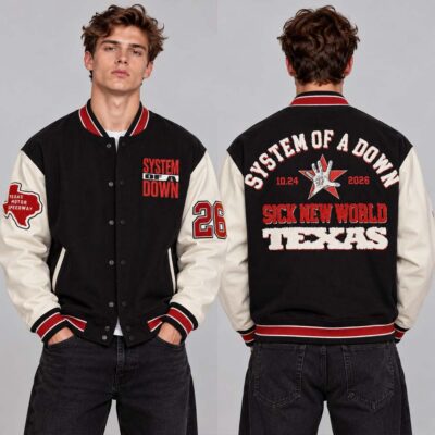 System Of A Down Merch Sick New World Texas 2026 Jacket System Of A Down Clothing