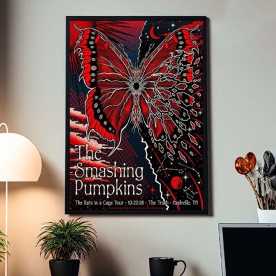 The Smashing Pumpkins The Rats In A Cage Tour Event Poster The Smashing Pumpkins Merch Fan Gifts