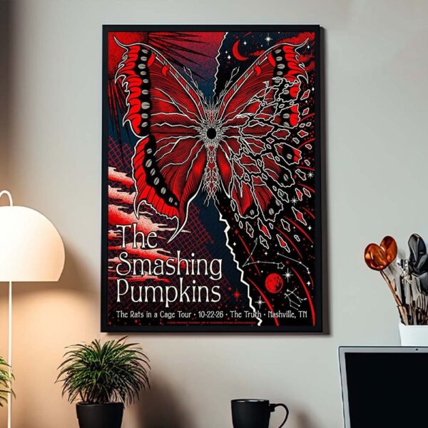 The Smashing Pumpkins The Rats In A Cage Tour Event Poster The Smashing Pumpkins Merch Fan Gifts