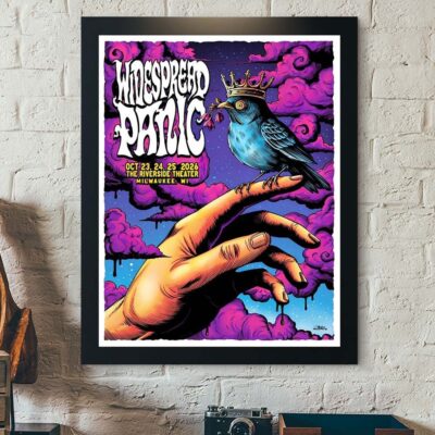 Widespread Panic Milwaukee WI 2026 Event Poster Widespread Panic Merch Best Fan Gifts