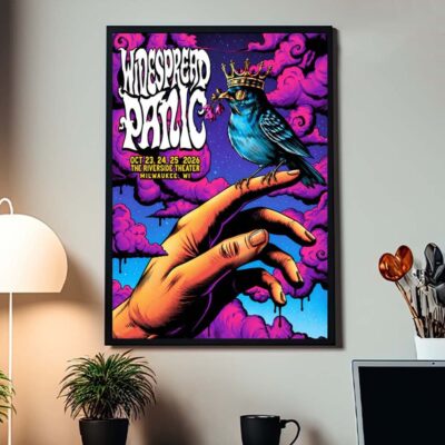 Widespread Panic Milwaukee WI 2026 Event Poster Widespread Panic Merch Music Lover Gifts
