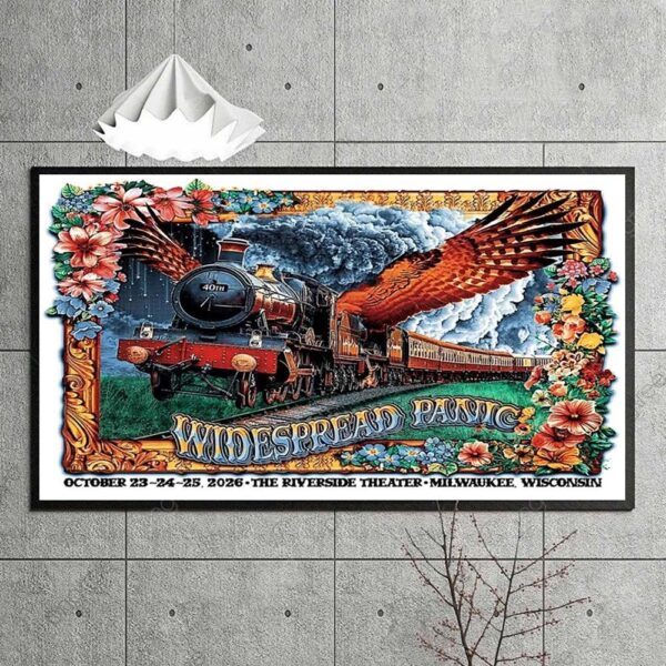 Widespread Panic Milwaukee WI 2026 Event Canvas Best Widespread Panic Concert Poster