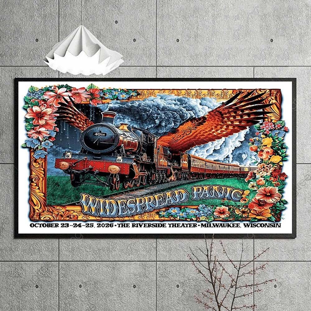 Widespread Panic Milwaukee WI 2026 Event Canvas Best Widespread Panic Concert Poster