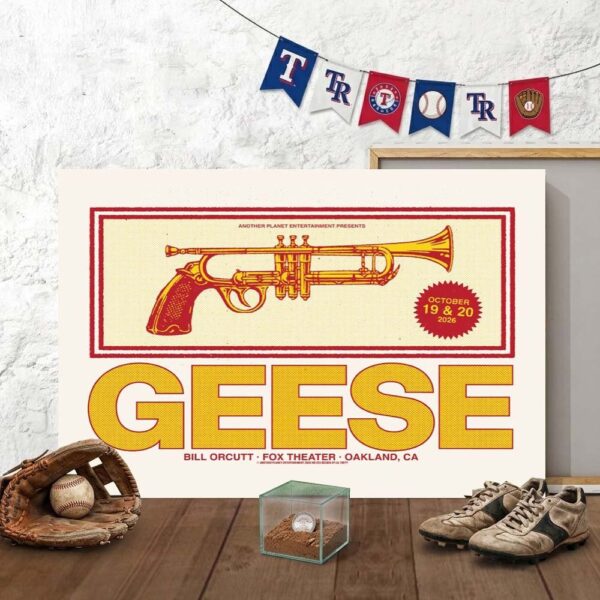 Geese Band Oakland CA Event Canvas Geese Concert Poster Best Presents For Fans