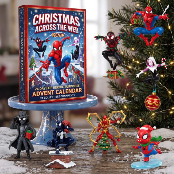 Spiderman Christmas Across The Web Christmas Advent Calendar Christmas Gifts For Spider Man Lovers