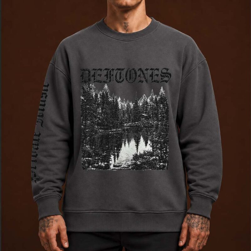 Deftones Merch Sick New World Concert Event Sweatshirt Deftones Apparel