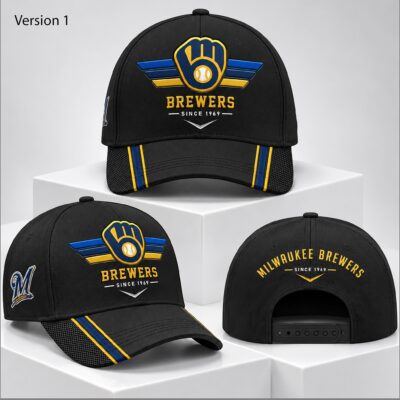 Milwaukee Brewers 2026 World Series Champions Since 1969 Hat Milwaukee Brewers Baseball Cap Fan Gift