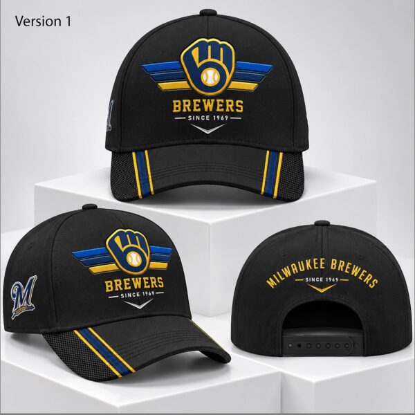 Milwaukee Brewers 2026 World Series Champions Since 1969 Hat Milwaukee Brewers Baseball Cap Fan Gift
