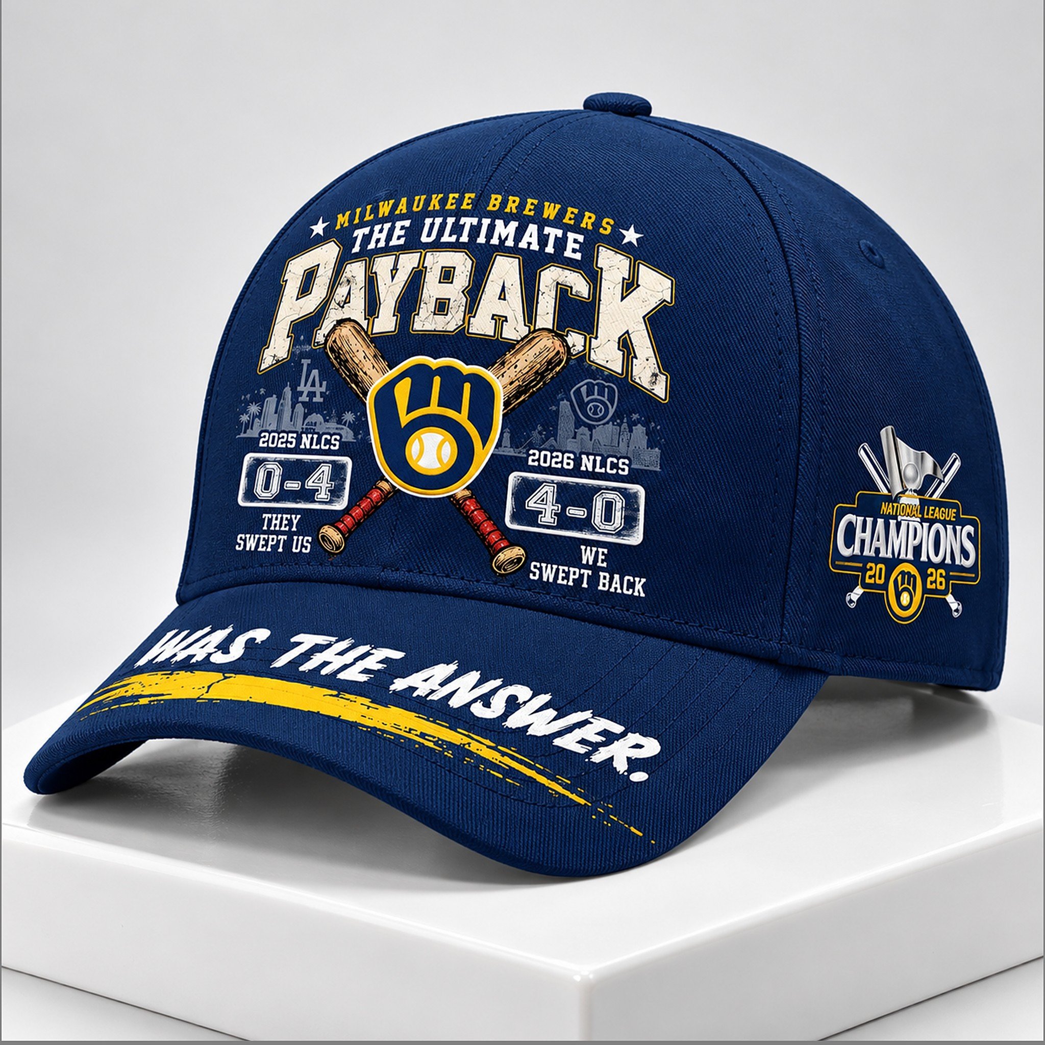 Milwaukee Brewers 2026 The Ultimate 4 0 World Series Champions Hat Milwaukee Brewers Merch