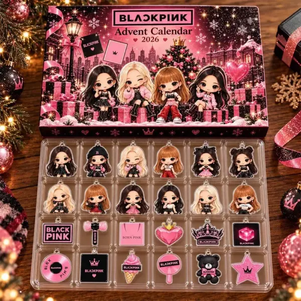 BLACKPINK Christmas Kpop Girls 2026 Advent Calendar Xmas Countdown Christmas Gifts For Blinks