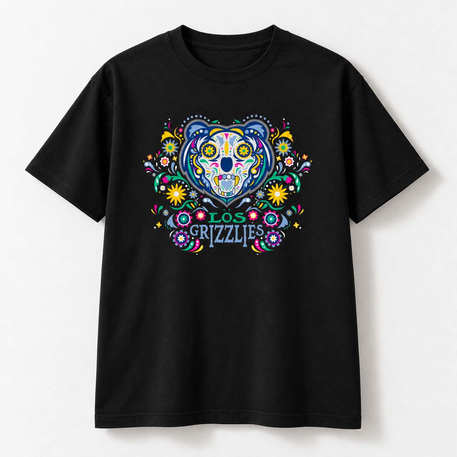Memphis Grizzlies Merch Dia De Los Muertos Shirt Memphis Grizzlies Clothing