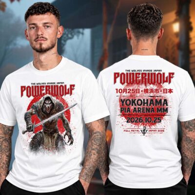 Powerwolf Merch Event Full Metal Japan 2026 T-Shirt Best Gifts For Powerwolf Lovers