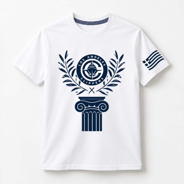 Los Angeles Clippers Greek Heritage Night Shirt Los Angeles Clippers Clothing Presents For Basketball Lovers