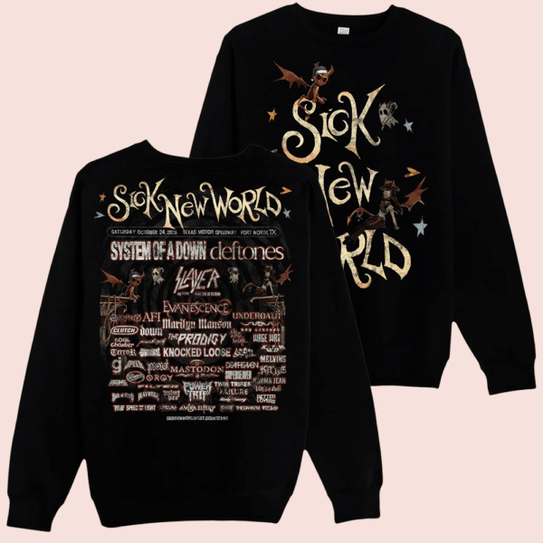 Sick New World Merch Fort Worth Sweatshirt Pêrfect Gift Ideas For Fans