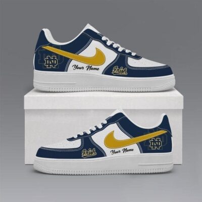 Custom Notre Dame Fighting Irish Merch Irish Sneakers Shoes Gift For Football Supporters
