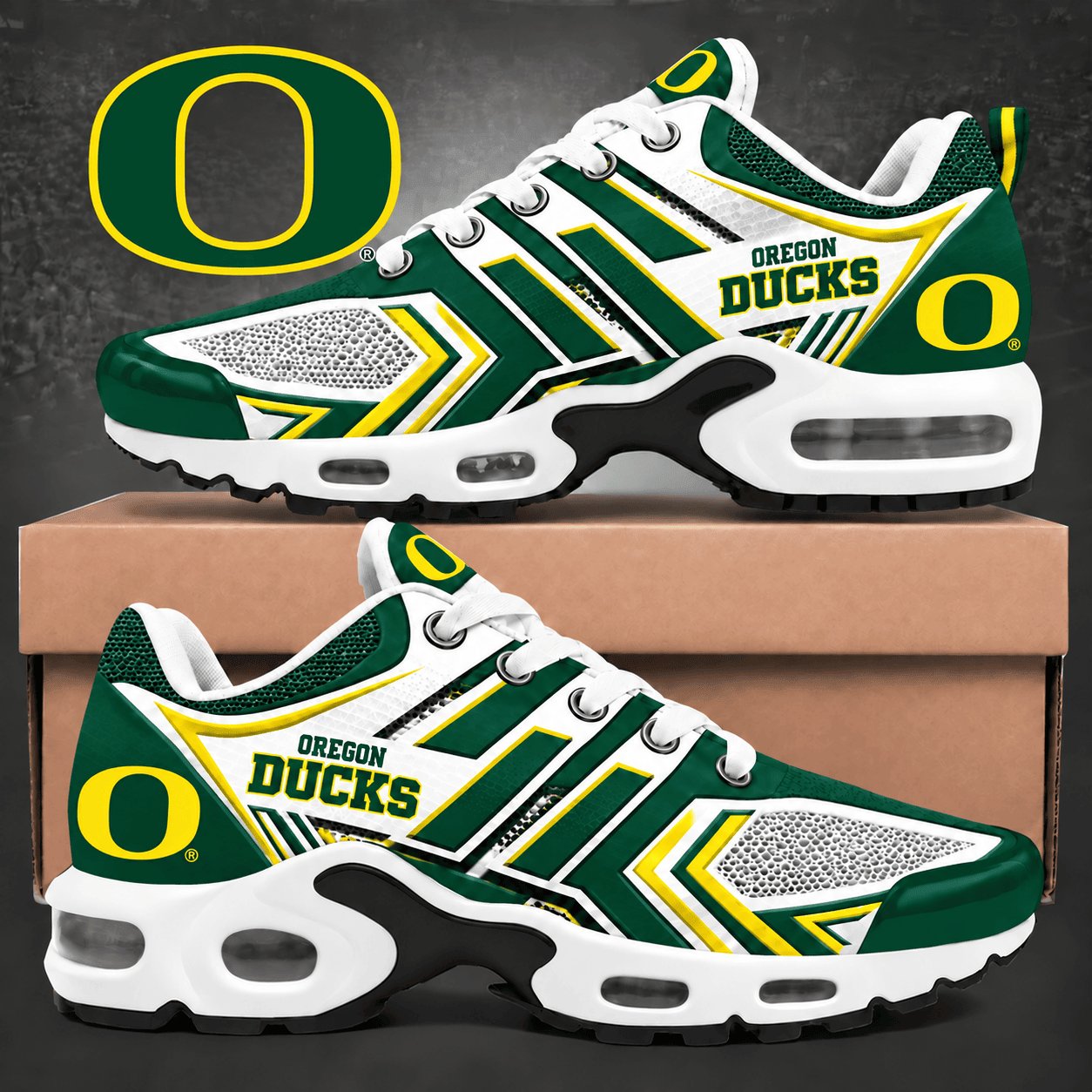Oregon Ducks Merch Velocity Max Sneakers Perfect Ducks Lover Gift