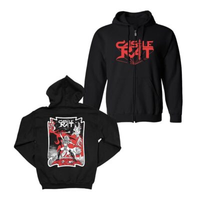 Furyprod Merch Castle Rat Phoenix Chest Zip Hoodie Best Gifts For Castle Rat Fans