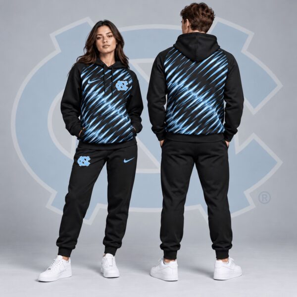 North Carolina Tar Heels Merch Velocity Streak Hoodie And Sweatpants Sets Gift For Tar Heels Lover