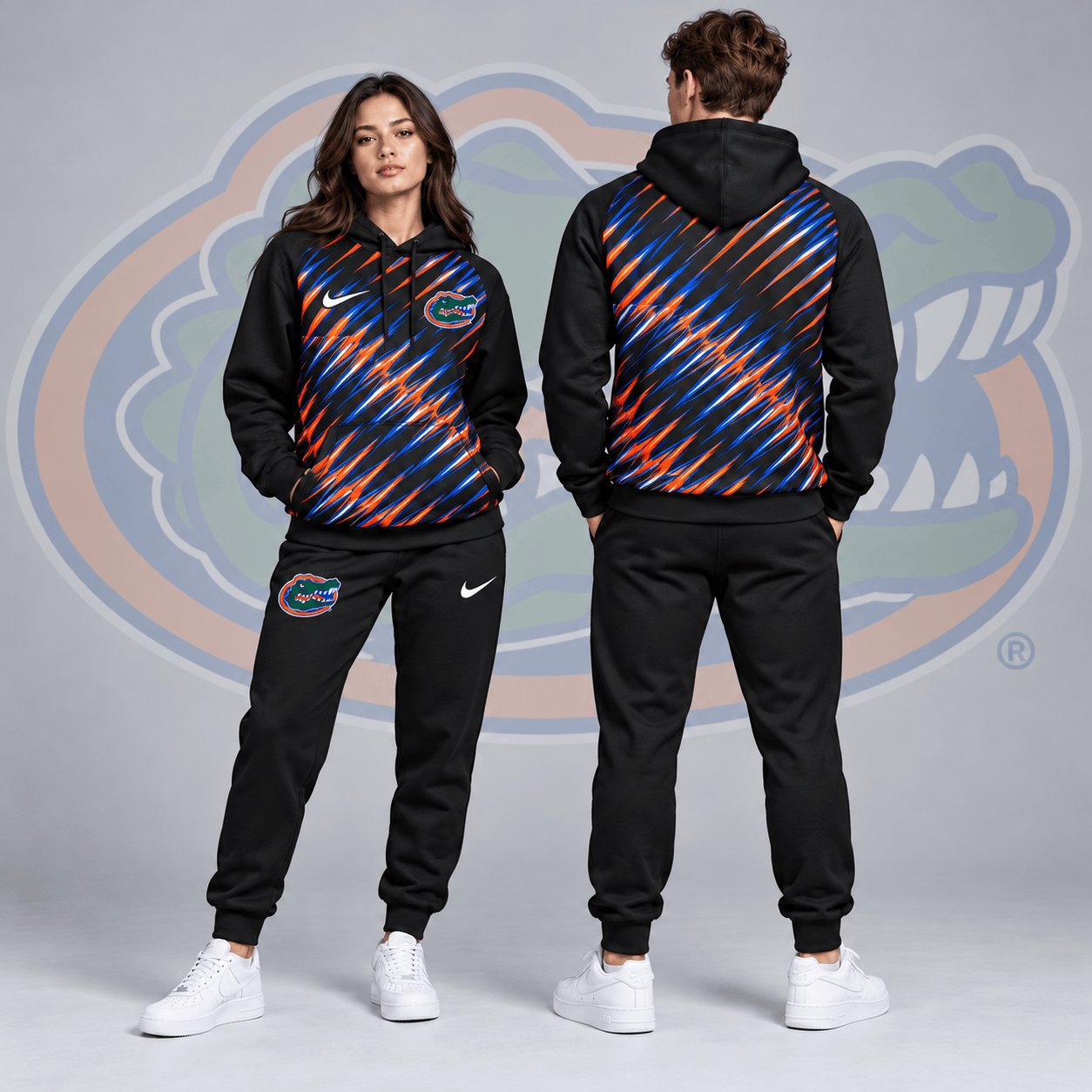 Florida Gators Merch Velocity Streak Hoodie And Sweatpants Sets Gift For Gators Fans